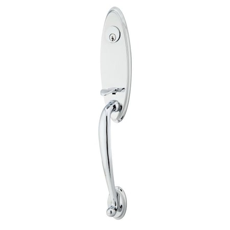Emtek Bright Chrome Handleset 4401HECUS26RH 4401HECUS26RH